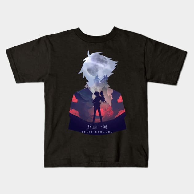 Issei - Dark Illusion Kids T-Shirt by The Artz